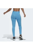 CALÇA ADIDAS LEGGIN ESSENTIALS G ALGODÃO 3-STRIPES FEMININA - Azul