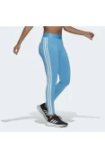 CALÇA ADIDAS LEGGIN ESSENTIALS G ALGODÃO 3-STRIPES FEMININA - Azul