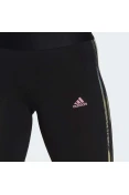 CALÇA ADIDAS LEGGIN ESSENTIALS G ALGODÃO 3-STRIPES FEMININA - Preto