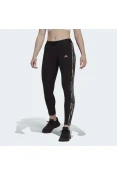 CALÇA ADIDAS LEGGIN ESSENTIALS G ALGODÃO 3-STRIPES FEMININA - Preto