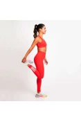 CALCA ADIDAS LEGGING 3S POCKET FEMININO - Vermelho