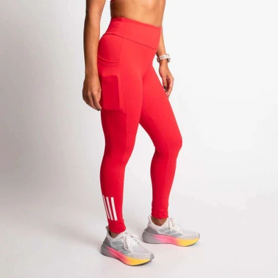 CALCA ADIDAS LEGGING 3S POCKET FEMININO - Vermelho