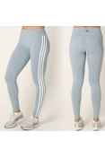 CALÇA ADIDAS LEGGING BELIEVE THIS 3S FEMININA - Azul celeste/branco CALÇA ADIDAS LEGGING BELIEVE THIS 3S FEMININA - Azul celeste/branco