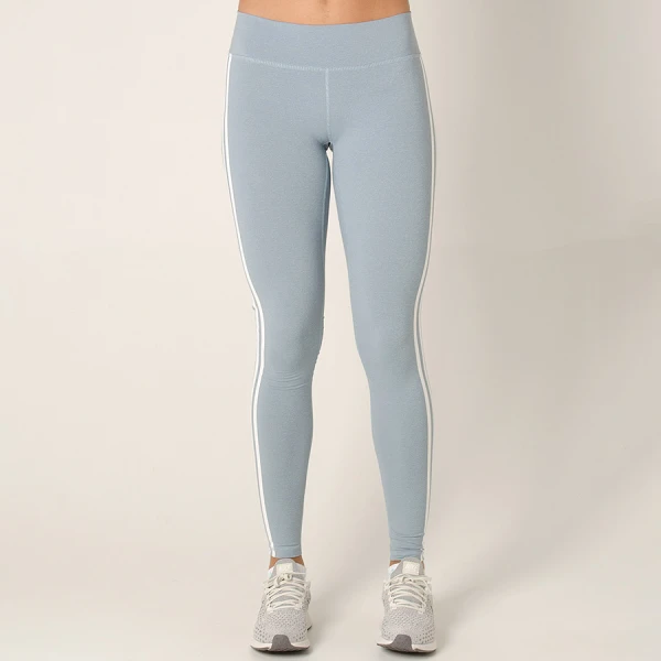 CALÇA ADIDAS LEGGING BELIEVE THIS 3S FEMININA - Azul celeste/branco CALÇA ADIDAS LEGGING BELIEVE THIS 3S FEMININA - Azul celeste/branco