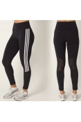 CALÇA ADIDAS LEGGING CINTURA ALTA D2M 3S FEMININA - Preto/branco CALÇA ADIDAS LEGGING CINTURA ALTA D2M 3S FEMININA - Preto/branco