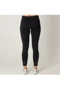 CALÇA ADIDAS LEGGING D2M REGULAR RISE FEMININA - Preto CALÇA ADIDAS LEGGING D2M REGULAR RISE FEMININA - Preto