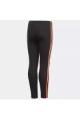 CALÇA ADIDAS LEGGING LG COTTON INFANTIL - Preto/salmao