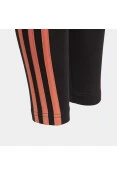 CALÇA ADIDAS LEGGING LG COTTON INFANTIL - Preto/salmao