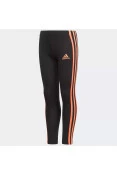 CALÇA ADIDAS LEGGING LG COTTON INFANTIL - Preto/salmao