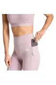 CALÇA ADIDAS LEGGING OPTIME ESSENTIALS FEMININA - Lilas