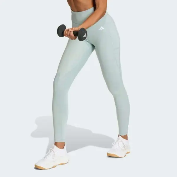 CALÇA ADIDAS LEGGING OPTIME ESSENTIALS FEMININA - Verde
