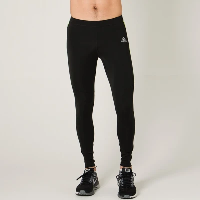 CALÇA ADIDAS LEGGING RESPONSE MASCULINA - Preto/amarelo