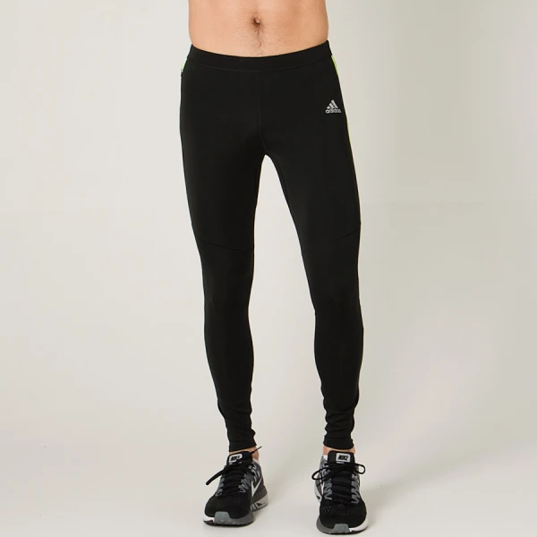 CALÇA ADIDAS LEGGING RESPONSE MASCULINA - Preto/amarelo CALÇA ADIDAS LEGGING RESPONSE MASCULINA - Preto/amarelo
