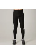 CALÇA ADIDAS LEGGING RUNNING 3 STRIPES MASCULINA - Preto/branco