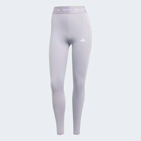 CALCA ADIDAS LEGGING TECHFIT FEMININA - Cinza CALCA ADIDAS LEGGING TECHFIT FEMININA - Cinza