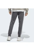 CALÇA ADIDAS MOLETINHO AFUNILADA ESSENTIALS 3-TRIPES MASCULINA - Grafite