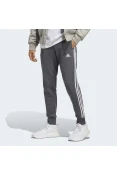 CALÇA ADIDAS MOLETINHO AFUNILADA ESSENTIALS 3-TRIPES MASCULINA - Grafite