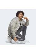 CALÇA ADIDAS MOLETINHO AFUNILADA ESSENTIALS 3-TRIPES MASCULINA - Grafite