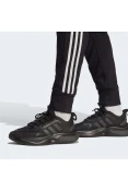 CALÇA ADIDAS MOLETINHO AFUNILADA ESSENTIALS 3-TRIPES MASCULINA - Preto