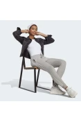 CALÇA ADIDAS MOLETINHO ESSENTIALS 3-STRIPES FEMININA - Cinza/branco