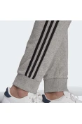 CALÇA ADIDAS MOLETOM AFUNILADA ESSENTIALS 3-STRIPES MASCULINA - Cinza/preto CALÇA ADIDAS MOLETOM AFUNILADA ESSENTIALS 3-STRIPES MASCULINA - Cinza/preto
