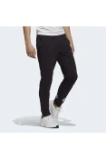 CALÇA ADIDAS MOLETOM BARRA AFUNILADA ESSENTIALS LOGO MASCULINA - Preto CALÇA ADIDAS MOLETOM BARRA AFUNILADA ESSENTIALS LOGO MASCULINA - Preto