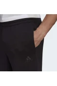 CALÇA ADIDAS MOLETOM BARRA AFUNILADA ESSENTIALS LOGO MASCULINA - Preto CALÇA ADIDAS MOLETOM BARRA AFUNILADA ESSENTIALS LOGO MASCULINA - Preto