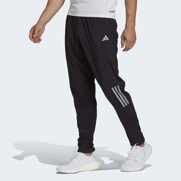 CALÇA ADIDAS OWN THE RUN ASTRO MASCULINA - Preto/prata