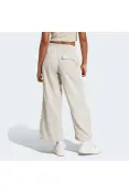 CALÇA ADIDAS PARACHUTE ESSENTIALS 3S FEMININO - Bege/branco CALÇA ADIDAS PARACHUTE ESSENTIALS 3S FEMININO - Bege/branco