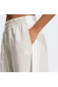 CALÇA ADIDAS PARACHUTE ESSENTIALS 3S FEMININO - Bege/branco CALÇA ADIDAS PARACHUTE ESSENTIALS 3S FEMININO - Bege/branco