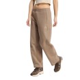 CALÇA ADIDAS SMALL LOGO BARREL AK FEMININA - Marrom