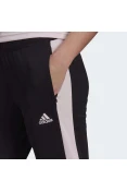 CALÇA ADIDAS TIRO ESSENTIAL FEMININA - Preto/rosa