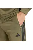 CALÇA ADIDAS WORKOUT ESSENTIALS ALL SET 3 STRIPES - Verde/preto