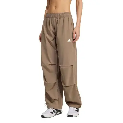 CALÇA ADIDAS WORKOUT ESSENTIALS WOVEN TRAINING FEMININA - Marrom