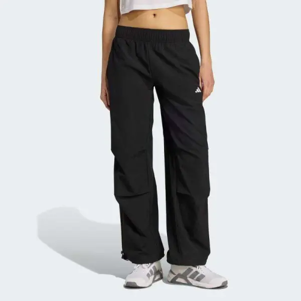 CALÇA ADIDAS WORKOUT ESSENTIALS WOVEN TRAINING FEMININA - Preto