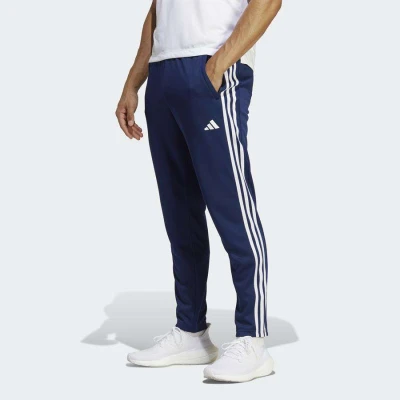 CALÇA ADIDASTREINO TRAIN ESSENTIALS 3-STRIPES MASCULINA - Azul/branco CALÇA ADIDASTREINO TRAIN ESSENTIALS 3-STRIPES MASCULINA - Azul/branco