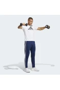 CALÇA ADIDASTREINO TRAIN ESSENTIALS 3-STRIPES MASCULINA - Azul/branco CALÇA ADIDASTREINO TRAIN ESSENTIALS 3-STRIPES MASCULINA - Azul/branco