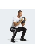CALÇA ADIDASTREINO TRAIN ESSENTIALS 3-STRIPES MASCULINA - Preto/branco CALÇA ADIDASTREINO TRAIN ESSENTIALS 3-STRIPES MASCULINA - Preto/branco