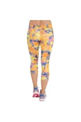 CALÇA ASICS AYAMI TIGHT LEGGING FEMININA - Amarelo/roxo CALÇA ASICS AYAMI TIGHT LEGGING FEMININA - Amarelo/roxo