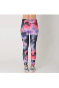 CALÇA ASICS FITNESS TIGHT FEMININA - Chumbo/pink