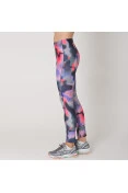 CALÇA ASICS FITNESS TIGHT FEMININA - Chumbo/pink