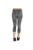 CALÇA CORSÁRIO CCT GRÁFICA ADIDAS FEMININA - Grafite/preto