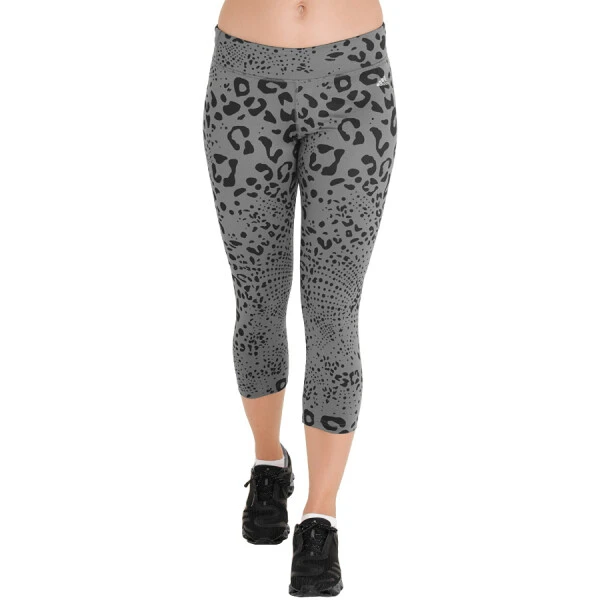 CALÇA CORSÁRIO CCT GRÁFICA ADIDAS FEMININA - Grafite/preto