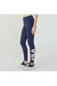 CALÇA FILA LEGGING LETTER FEMININA - Marinho/branco