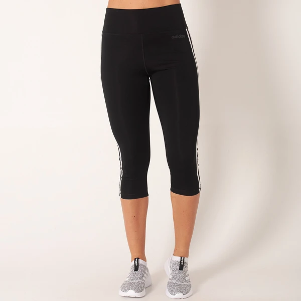 CALÇA LEGGING ADIDAS 3/4 D2M 3S FEMININA - Preto CALÇA LEGGING ADIDAS 3/4 D2M 3S FEMININA - Preto