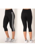 CALÇA LEGGING ADIDAS 3/4 D2M 3S FEMININA - Preto CALÇA LEGGING ADIDAS 3/4 D2M 3S FEMININA - Preto