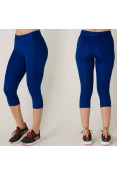 CALÇA LEGGING ADIDAS ALPHASKIN SPORT 3/4 FEMININA - Azul CALÇA LEGGING ADIDAS ALPHASKIN SPORT 3/4 FEMININA - Azul