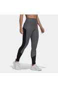 CALÇA LEGGING ADIDAS ESPORTIVA DESIGNED TO MOVE BIG LOGO FEMININA - Grafite