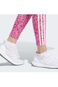 CALÇA LEGGING ADIDAS ESSENTIALS 3-STRIPES ANIMAL PRINT FEMININA - Rosa/bege