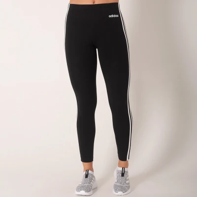 CALÇA LEGGING ADIDAS ESSENTIALS 3S FEMININA - Preto/branco CALÇA LEGGING ADIDAS ESSENTIALS 3S FEMININA - Preto/branco